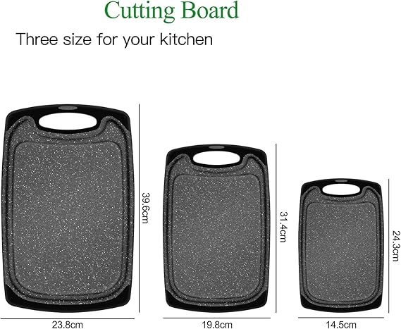 Chopping Board Set of 3, Small to Large - Image 3