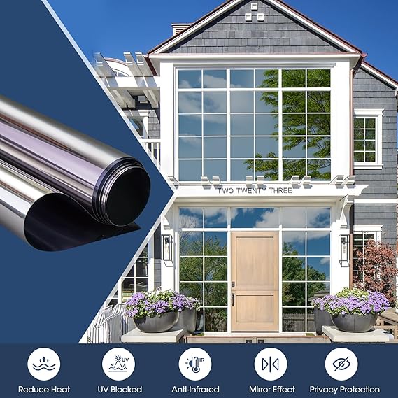 One Way Window Film: Reflective Window Tint Film - Image 3